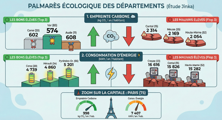 Maison à la campagne ou appart’ en ville : qui pollue vraiment le plus ?